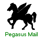 [Pegasus Mail mascot]